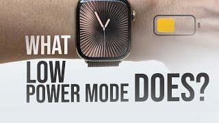 What Does Low Power Mode Do on Apple Watch? (tutorial)
