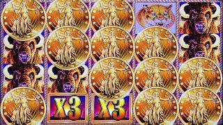 4 MAX BET BONUSES on BUFFALO GOLD