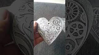 happy valentine's day #metaltape #oarsumcrafts #mindfulart #hearts