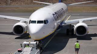 UP CLOSE Plane Spotting At Madeira Funchal Airport From The Terrace