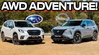 Is Subaru still the best off-road? Nissan X-Trail N-Trek vs Subaru Forester Sport comparison review