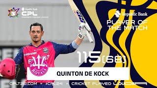 Quinton de Kock Masterclass! | CPL 2024