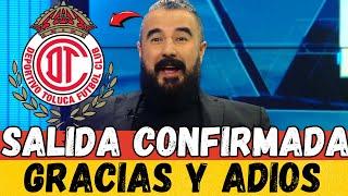 ULTIMA HORA ! ANUNCIADO AHORA, NADIE ESPERABA ESTO ! LAS ULTIMAS NOTICIAS DEL TOLUCA HOY