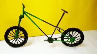 DIY Miniature Bicycle From Newspaper  | Craft Nifty Creations