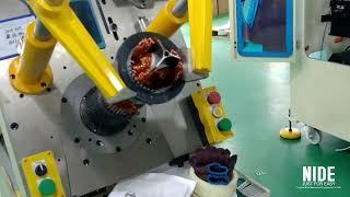 Semi-auto Induction Motor Coil Winding Insertion Machine