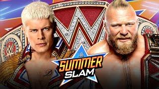 WWE 2K22 Universe Mode SummerSlam Night One + Kickoff Show MatchCard