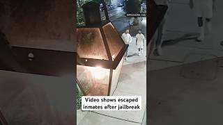 Video shows escaped inmates walking through New Orleans hours after jailbreak #jailescape