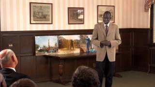 Salva Talks with Adults about Water for South Sudan