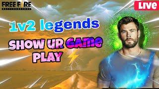  War ki ready na |1v2| legends psycho gaming  is live!