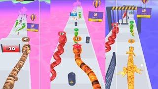 NOOB vs PRO vs HACKER  Snake Run Race  3D#gaming