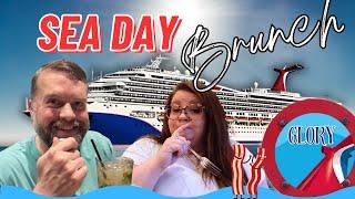 Sea Day Brunch on the Carnival Glory!