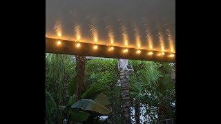 Insulated Roof Alumawood patio string lighting hangers. 3 inch flat durable plastic.