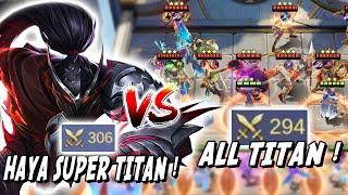 HAYABUSA SUPER TITAN VS MUSUH ALL TITAN INI COY ! ASLI POWER 300 + POWER 290 ! SUPER KERASSSS !!!