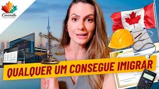 Qualquer pessoa consegue IMIGRAR PARA O CANADÁ (se souber disso!)