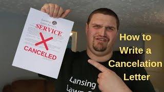 How to Write a Cencelation Letter for Lawn Care