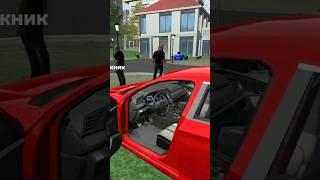 Red Car Criminal  #shorts #simulator