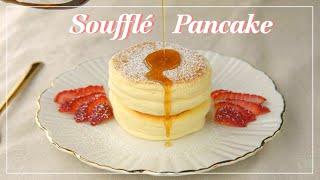 Souffle Pancake | Japanese Fluffy Pancakes | Step by Step instructions | スフレパンケーキの作り方