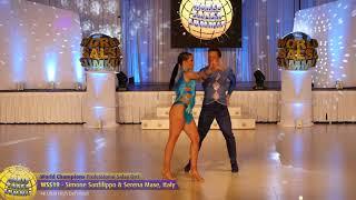 WSS19 - Simone Sanfilippo & Serena Mase Pro Salsa On1 World Champions