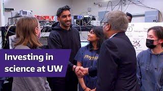 Investing in science - UW marks the CHIPS in Science Act