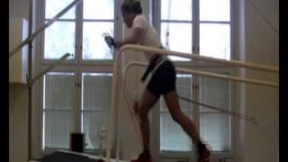 Cross Country Skiing Diagonal vs Double Poling.avi