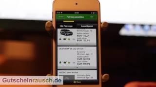 Europcar-App im Test auf Gutscheinrausch.de