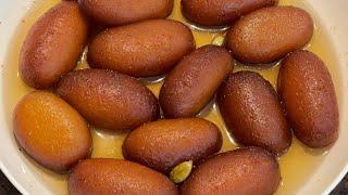 Easy Gulab Jamun Recipe With milk powder.