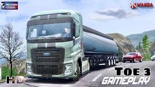 ford Truck V8 ‼️Transporting oil to alps mountains Truckers of europe 3 gameplay in HD graphics