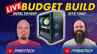 LIVE $400 Intel Budget Gaming PC /w Pinkytech - GTX1060, 16GB, 500GB SSD