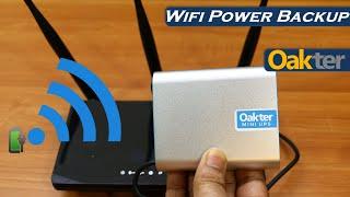 Oakter Mini UPS | WiFi Power Backup | Router Power Backup