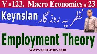 Employment Theory | Effective Demand | Aggregated Supply Price | Aggregated Demand Price | zea tutor