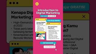 FREE RevoU Mini Course Digital Marketing, Daftar Sekarang!!! #shorts