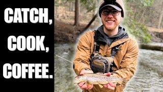 Catch, Cook & Coffee in 5 Minutes | Appalachian Mountain Trout