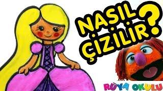 Rapunzel Nasıl Çizilir? - Prenses 2 - Resim Çizme - RÜYA OKULU