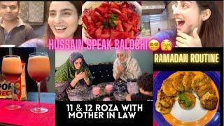 Sehri & Iftar with my Mother in law | First Ever Vlog in Balochi | Can Hussain speak Balochi ?