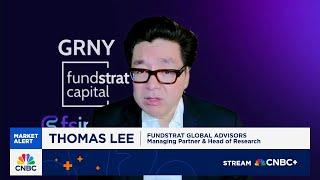 This is a mid-cycle start of a new bull market, says Fundstrat's Tom Lee