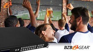 Multi-display Setup: 4K HDR HDMI Video Wall Matrix Switcher | BZBGEAR BZ-MVS8x8-4K