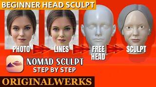 Nomad Sculpt - Beginner Head Sculpt Step By Step