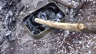 How to make epoxy (glue) out of tree resin