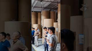 2 sets precision high speed paper sheeter in customer factory#chm #sheeter #machine #factory