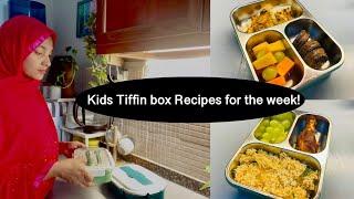 Kids Tiffin Recipes | Lunch Box Recipes | 5 recipes | Time Saving Recipes for Busy Mornings