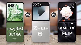 Samsung Galaxy Z Flip 6 Vs Moto Razr 50 Ultra Vs Honor Magic V Flip | Z Flip 6 Review