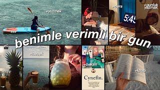 BENİMLE VERİMLİ BİR GÜN!‍️ (hayatımdan kesitler,ders çalışma, sağlıklı alışkanlıklar) #vlog