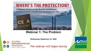 Webinar #1 -  The Problem with CEPA