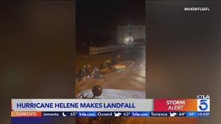 Hurricane Helene makes landfall in Florida