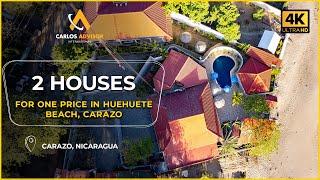  PACKAGE DEAL: 2 Beachfront Houses for One Price in Huehuete, Carazo | Nicaragua Real Estate