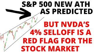 Top Soon - S&P 500 New ATHs as Predicted -  NVDA Warning Sign as it Reverses Off a Major Trendline