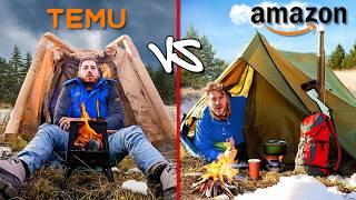 Amazon VS Temu Overnight Survival Challenge!