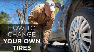 How to Change a Car Tire Properly (Torque Wrench and Oil Spraying Behind Wheel)