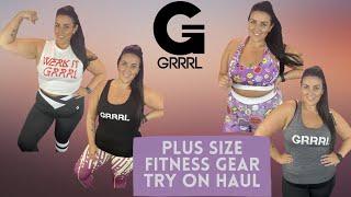 Plus Size Fitness Gear Try On Haul Featuring GRRRL Clothing with Fitness by Sarah Taylor