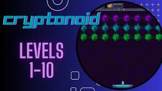 Playing Levels 1-10 on Rollercoin's Game - Cryptonoid - FREE Play-To-Earn Crypto Mining Game